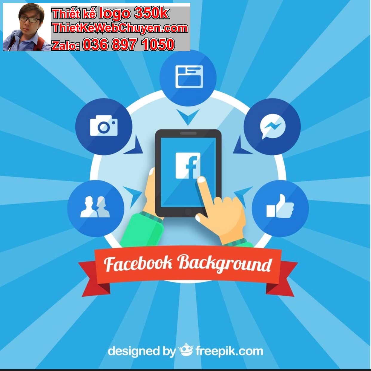 Kích thước logo công ty chuẩn cho facebook zalo website