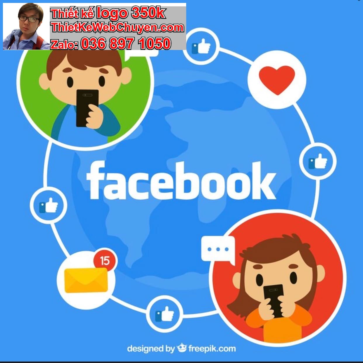 Kích thước logo công ty chuẩn cho facebook zalo website