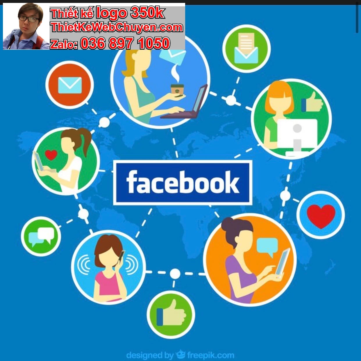 Kích thước logo công ty chuẩn cho facebook zalo website