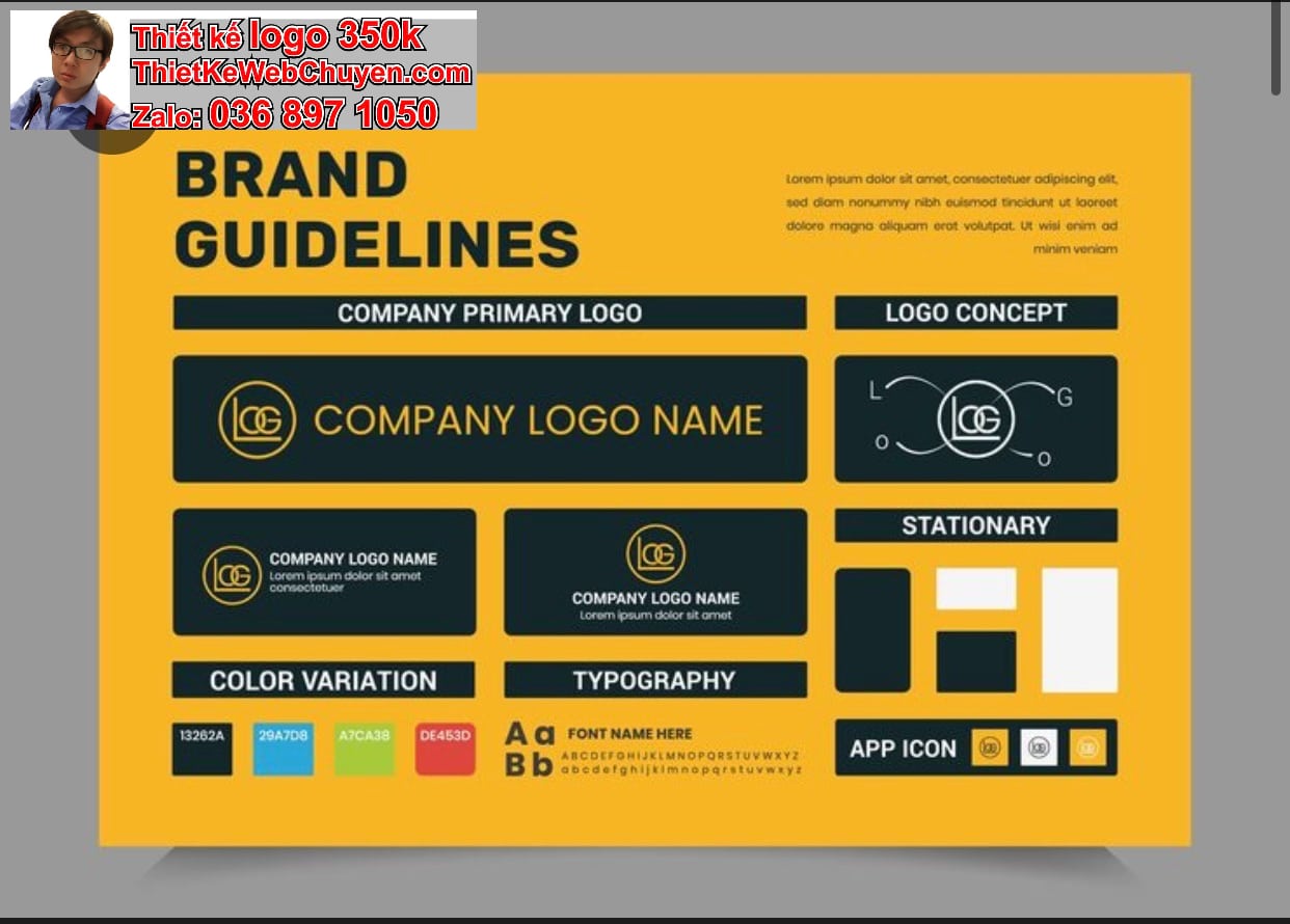 Có cần brand guideline nếu chỉ làm logo công ty 