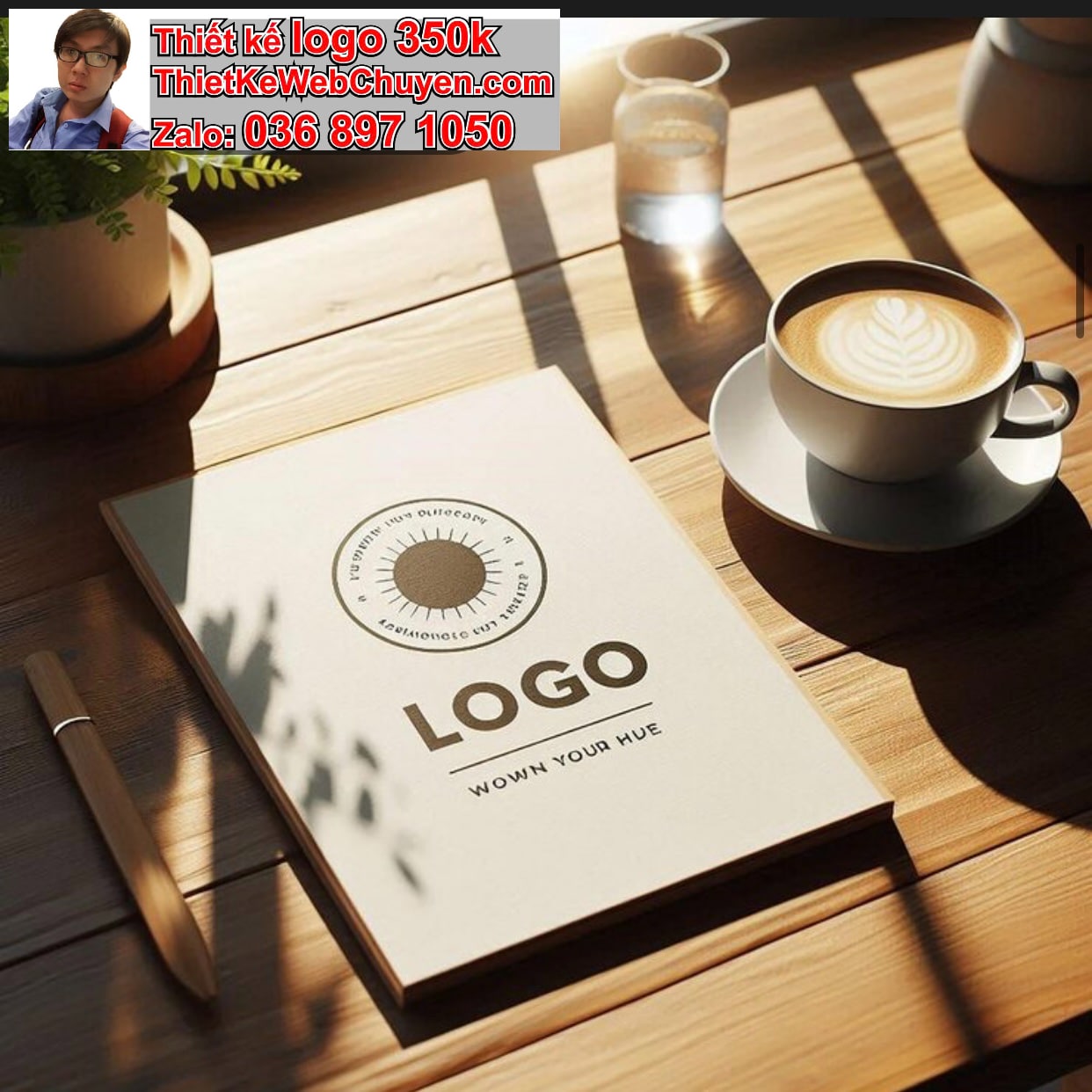 Case study quán cafe tăng nhận diện nhờ logo công ty mới