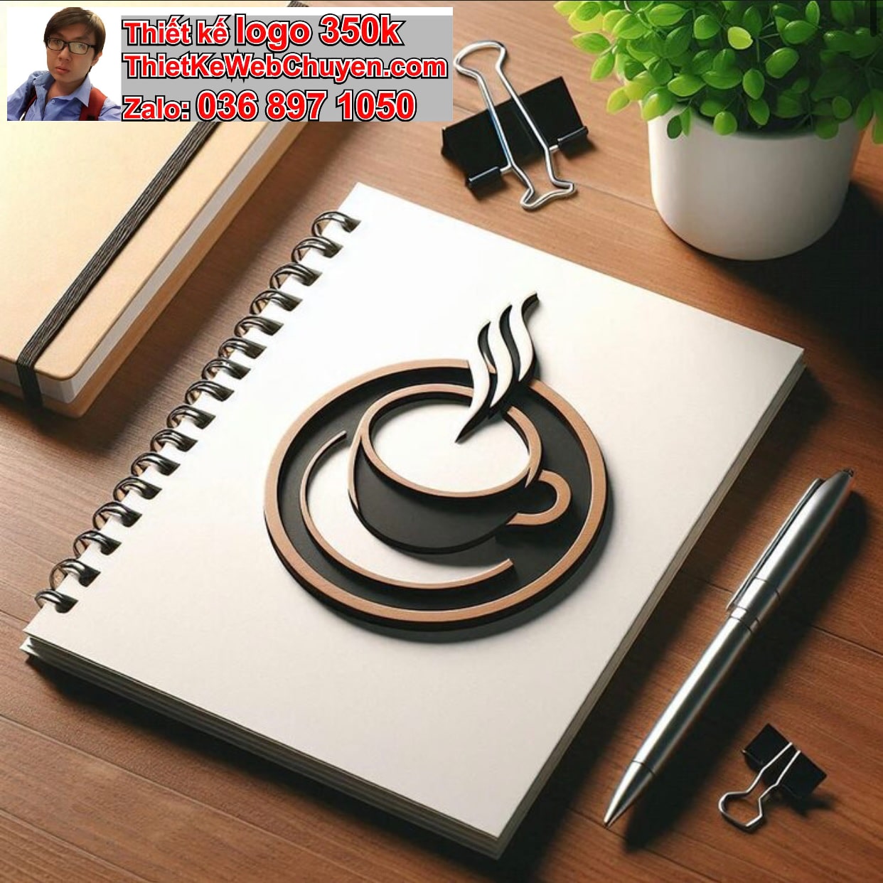 Case study quán cafe tăng nhận diện nhờ logo công ty mới