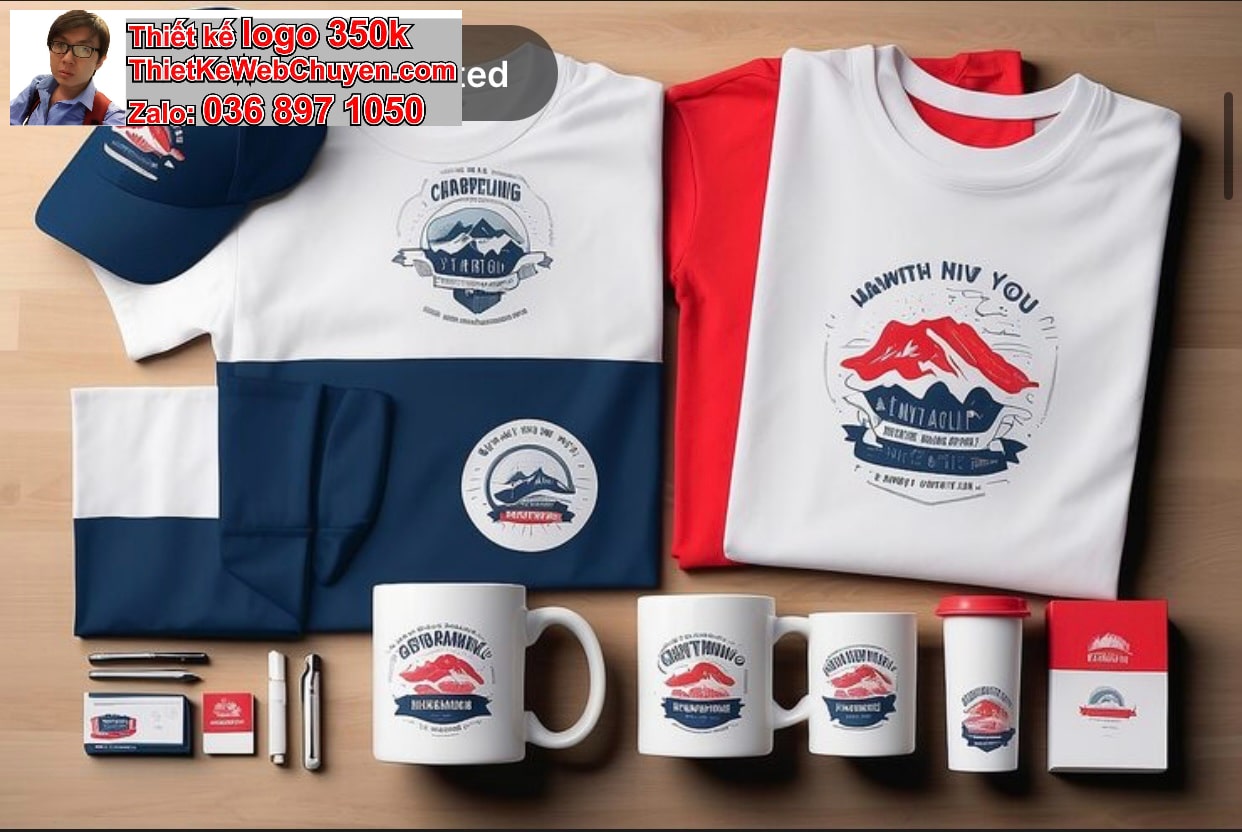 Áp dụng logo công ty trên đồng phục bảng hiệu ấn phẩm