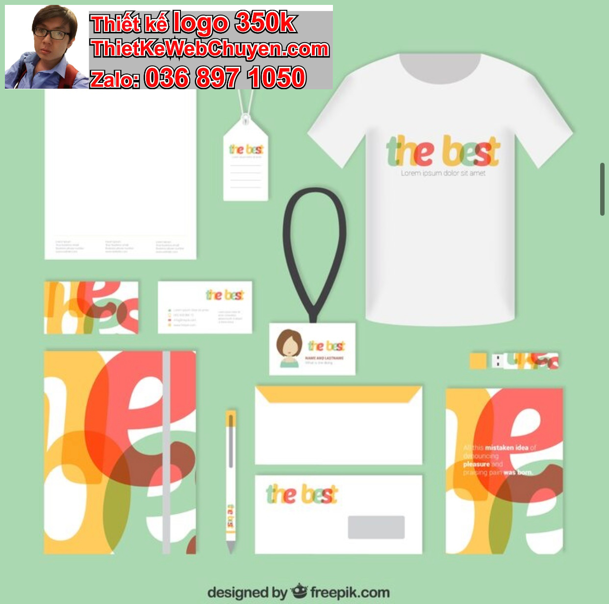 Áp dụng logo công ty trên đồng phục bảng hiệu ấn phẩm