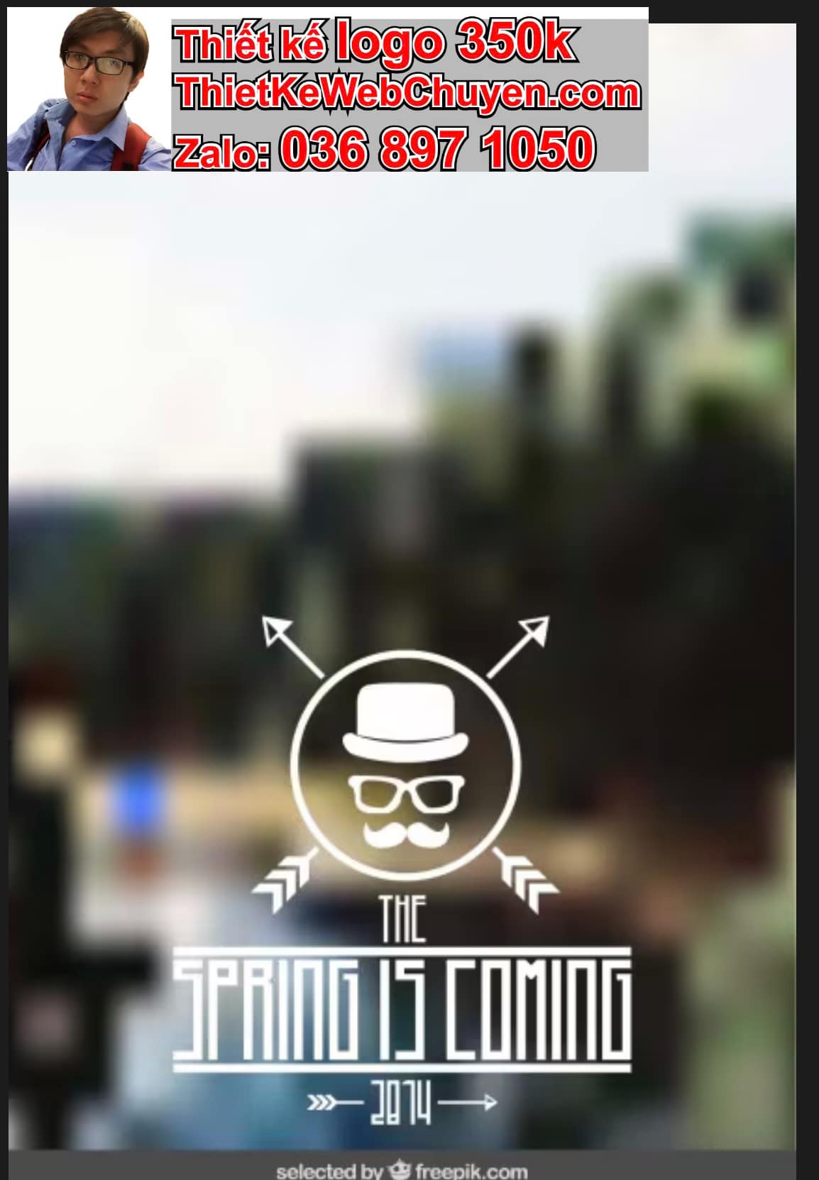 Vẽ lại logo công ty từ ảnh mờ giá rẻ