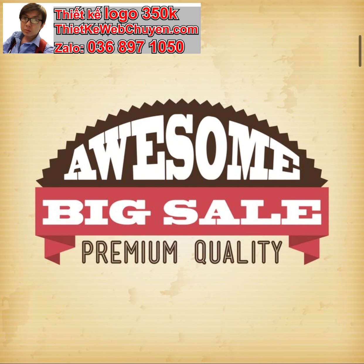 Thiết kế logo công ty retro giá rẻ