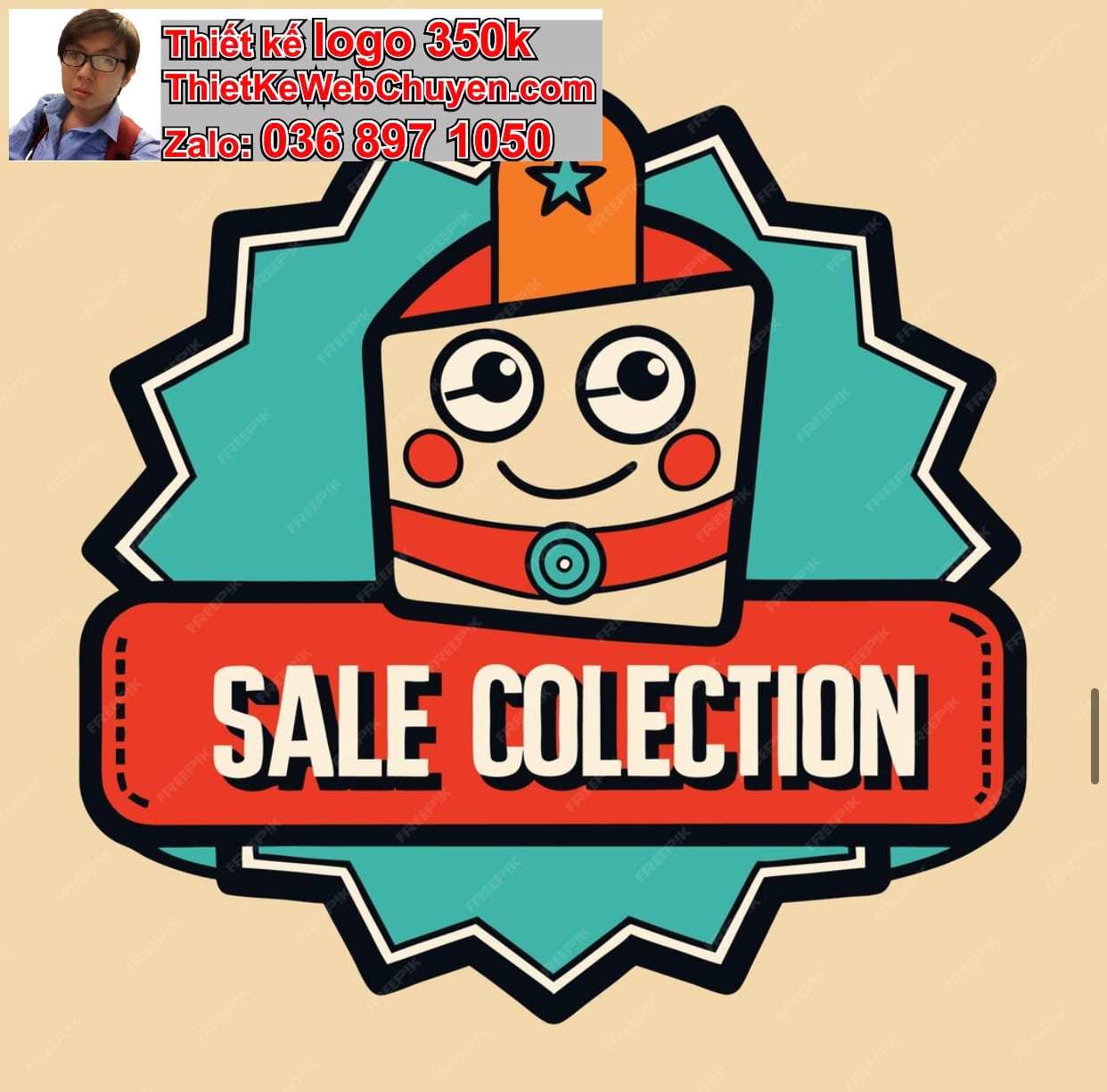 Thiết kế logo công ty retro giá rẻ