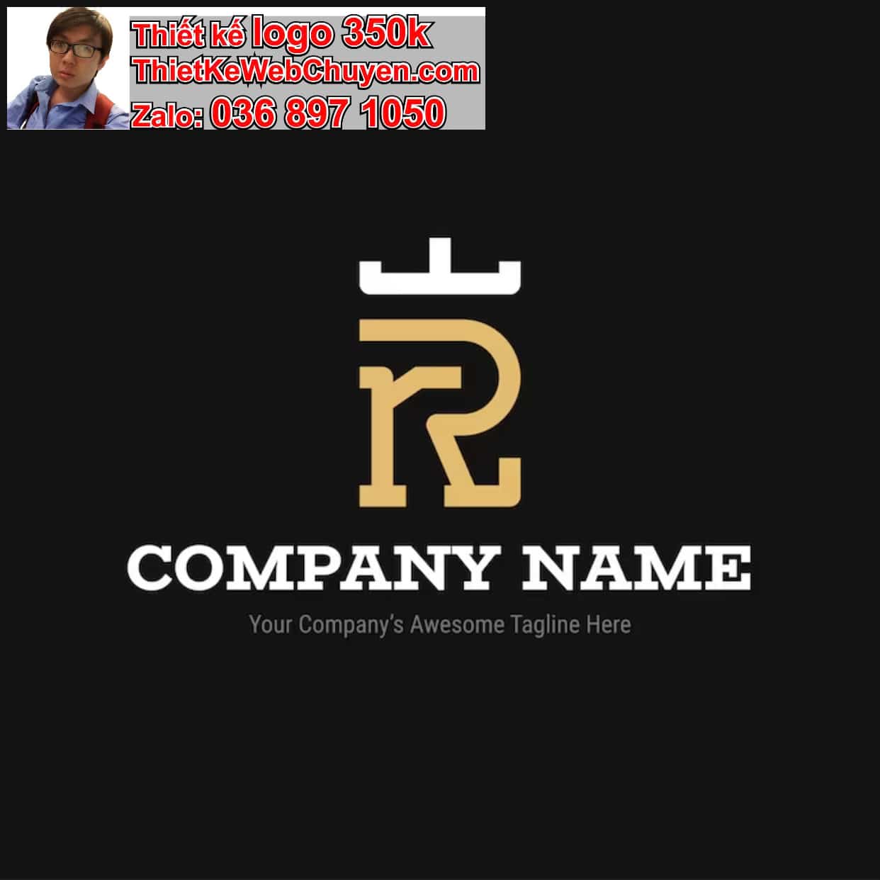 Thiết kế logo công ty monogram giá rẻ