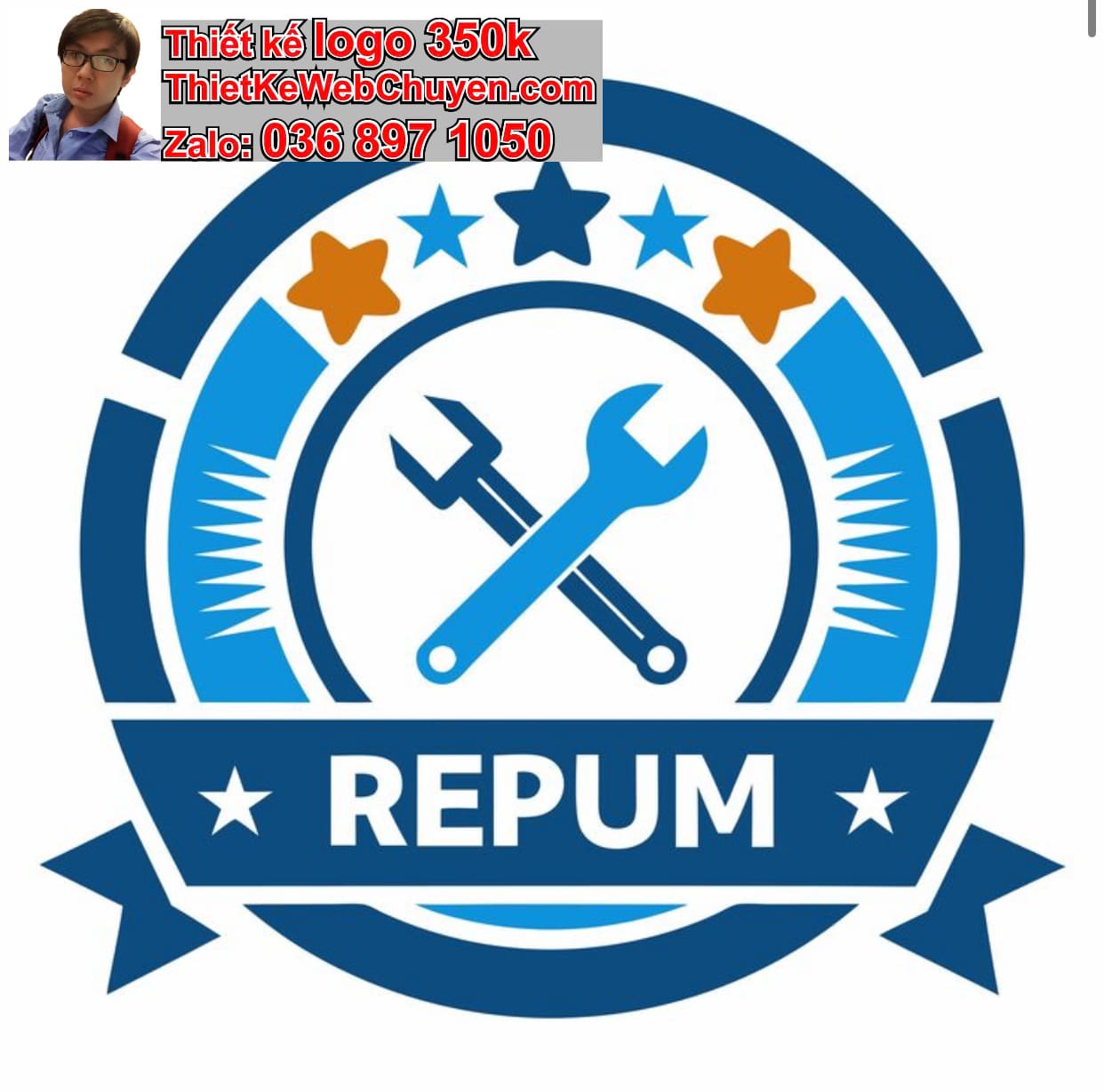 Thiết kế logo công ty bảo dưỡng giá rẻ