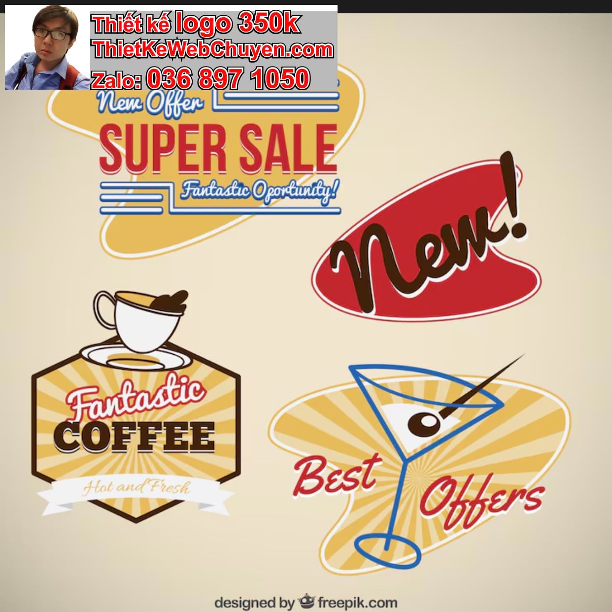 Thiết kế logo công ty đồ uống giá rẻ