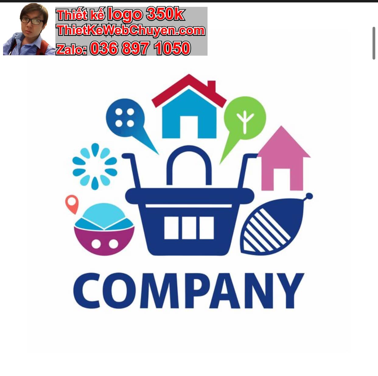 Thiết kế logo công ty đồ gia dụng giá rẻ