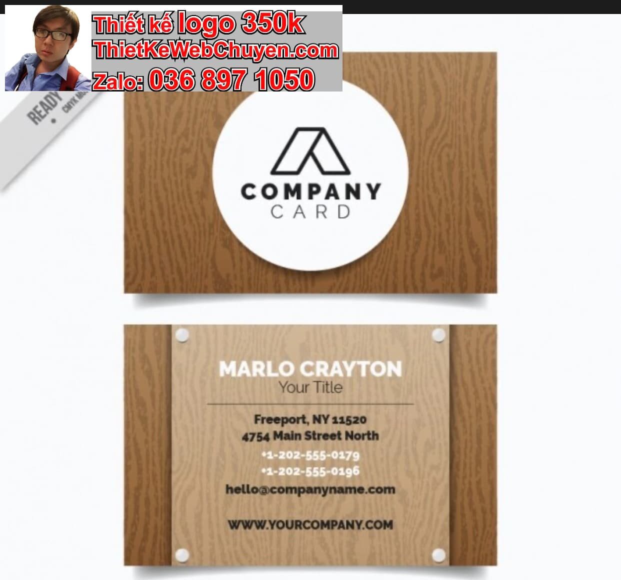 Thiết kế logo công ty đồ gỗ giá rẻ