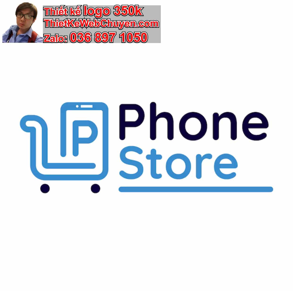 Thiết kế logo công ty cửa hàng điện thoại giá rẻ