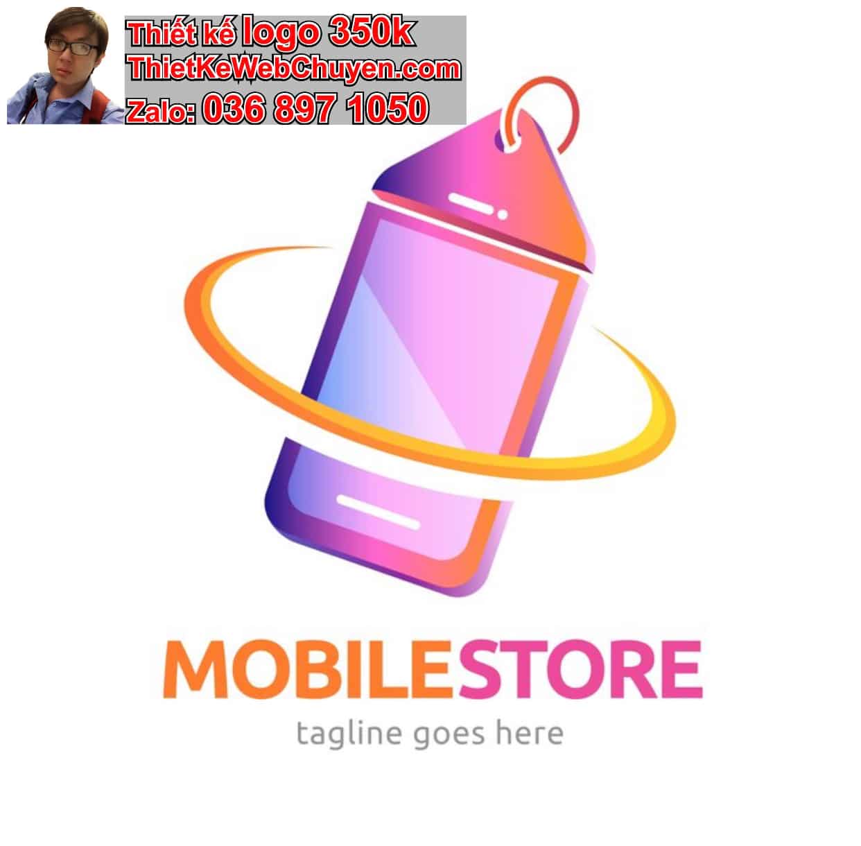 Thiết kế logo công ty cửa hàng điện thoại giá rẻ